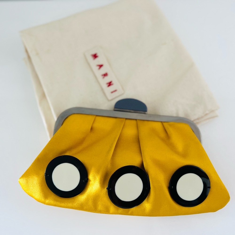 Marni Satin Clutch with Dust Bag